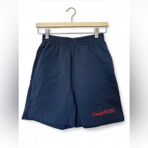 Lonely Ghost Navy Blue Athletic Men’s Shorts - Size Small